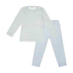 Steiff Unisex Schlafanzug 2tlg. lang Pyjamaset, Celestial Blue, 128 von Steiff
