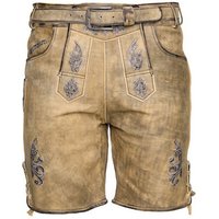 Steigenhöfer Manufaktur Trachtenlederhose ANTIK traditionelles bayrisches Trachtendesign, für Herren von Steigenhöfer Manufaktur