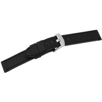 Steinmeister Uhrenarmband LB0038 Echtleder Uhrenarmband schwarz 18 - 26 mm, Herren ErsatzArmband von Steinmeister