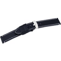 Steinmeister Uhrenarmband LB0039 Echtleder Uhrenarmband dunkelblau 18 - 24 mm, Herren ErsatzArmband von Steinmeister