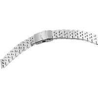 Steinmeister Uhrenarmband MB0014 Edelstahl Uhrenarmband silber 18 - 26 mm, Herren ErsatzArmband von Steinmeister