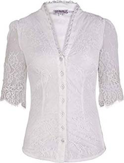 Marjo Spitzenshirt Esmina-Cetina halbarm Off White (42) von Steinnacher