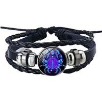 Stelby Armband mit Gravur Armband Sternzeichen 3D Gravur im Glas - verschiedene Motive von Stelby