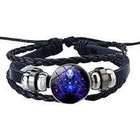 Stelby Armband mit Gravur Armband Sternzeichen Jungfrau mit 3D Gravur im Glas von Stelby