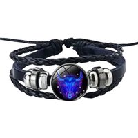 Stelby Armband mit Gravur Armband Sternzeichen Stier mit 3D Gravur im Glas von Stelby