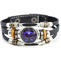 Stelby Armband mit Gravur Armband Sternzeichen Waage mit 3D Gravur im Glas von Stelby