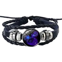 Stelby Armband mit Gravur Armband Sternzeichen Wassermann mit 3D Gravur im Glas von Stelby