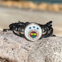 Stelby Armband mit Gravur Fenerbahce Armband 3D Gravur im Glas von Stelby