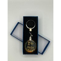 Stelby Schlüsselanhänger I Love Köln Schlüsselanhänger LED Multicolor mit Geschenkbox von Stelby