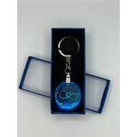 Stelby Schlüsselanhänger Unendlichkeitszeichen Schlüsselanhänger C Multicolor mit Geschenkbox von Stelby