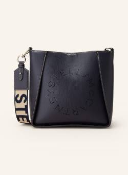 Stella Mccartney Umhängetasche Logo Mini blau von Stella Mccartney