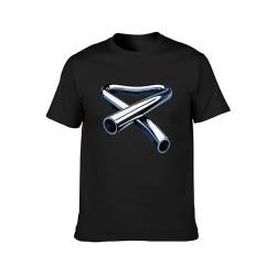 Tubular Bells Mike Oldfield Men Album Cd Mic Cover Men's T-Shirt Unisex Black Cotton Print Tee Shirts XL von Stellen