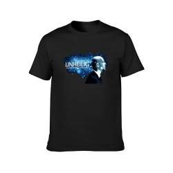 Unheilig Men's T-Shirt Unisex Black Cotton Print Tee Shirts L von Stellen