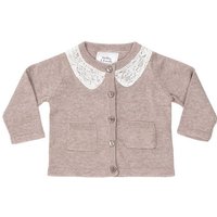 Stellou & friends Cardigan Stellou & friends Cardigan mit Spitzenkragen von Stellou & friends