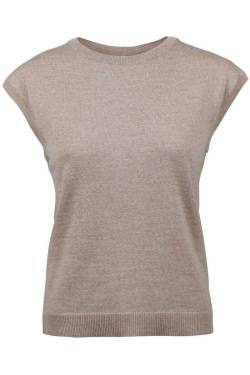 Stenströms Classic Fit Damen Pullover beige, Einfarbig von Stenströms