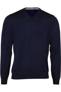 Stenströms Fitted Body Pullover anthrazit, Einfarbig von Stenströms