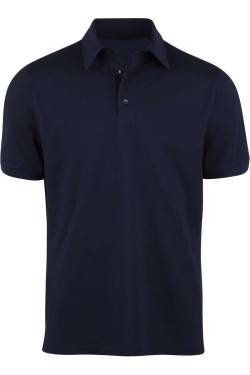 Stenströms Slimline Poloshirt Kurzarm navy von Stenströms