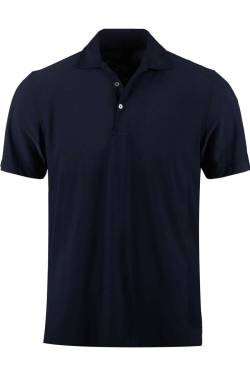 Stenströms Slimline Poloshirt Kurzarm navy von Stenströms