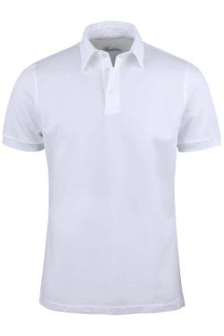 Stenströms Slimline Poloshirt Kurzarm weiss von Stenströms