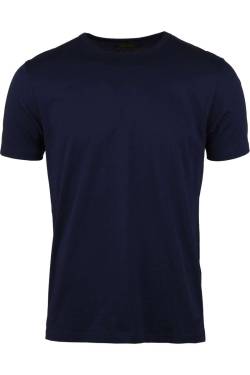 Stenströms Slimline T-Shirt Rundhals navy, Einfarbig von Stenströms