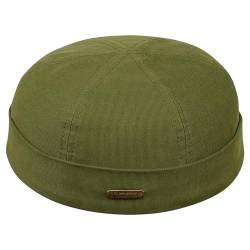 Sterkowski Docker Docker Cap Herren | Baumwolle Fischermütze Herren Sommer | Hafenarbeiter Mütze Herren Fisherman Beanie Herren Dockermütze Herren Sommer Damenmütze Olivgrün 64 cm von Sterkowski