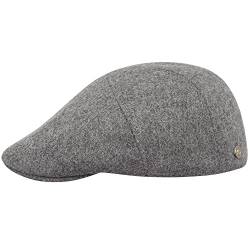 Sterkowski Ivy Five Newsboy Cap Herren | Wolle Gatsby Mütze Herren | Schiebermütze Herren Flatcap Herren Schirmmütze Herren Winter Golfmütze Herren Barrett Mütze Herren Irische Mütze Herren 60 cm Grau von Sterkowski