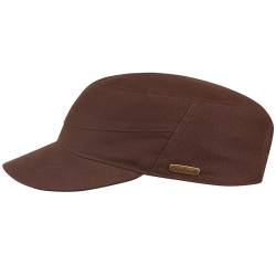 Sterkowski Patrol Baumwolle Cap Herren | Leichte Sommermütze, Arbeitskappe, Cap Sommer, Herren Sommer Kappe | Schirmkappe, Military Cap Herren, Männer Kappe, Baumwolle Schirmmütze Braun 60-61 cm von Sterkowski