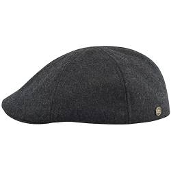 Sterkowski Rusty Baskenmütze Herren | Wolle Schlägermütze Herren | Flat Cap Men Gatsby Mütze Herren Herren Cap Winter Golfmütze Herren Kasket Herren Barrett Mütze Herren 57 cm Anthrazit von Sterkowski