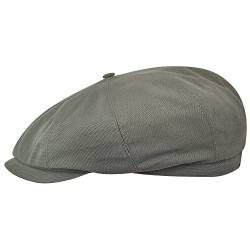 Sterkowski Shelby Mütze | Baumwolle Schiebermütze für Herren | Schiebermütze Herren Schirmmütze Herren Ballonmütze Herren Gatsby Mütze Paperboy Cap Newsboy Cap Flat Cap 59 cm Graphitgrau von Sterkowski