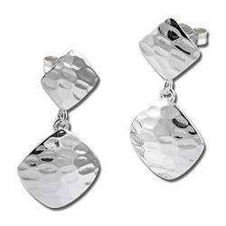 SilberDream Ohrhänger Ohrringe Silber Muster viereckig Damenschmuck D1SDO575J von SterlinX