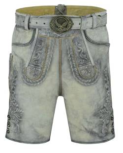 Sterling Sports Herren Trachten Lederhose Oktoberfest Trachtengürtel Bayern Braun Größe 46-64 (58) von Sterling Sports