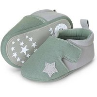 Sterntaler® Babykrabbelschuh Krabbelschuh (1-tlg., Hausschuhe mit süßen Stickmotiven, Babyschuhe weich) Krabbelschuhe Baby mit Klettverschluss und Anti-Rutsch-Sohle von Sterntaler