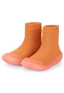 Sterntaler Adventure -Socks uni - Unisex Babysocken mit transparenter profilierter Gummisohle - Adventure Socks einfarbig - goldbraun, 22 von Sterntaler