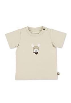Sterntaler Baby Jungen Baby T Shirt GOTS Kurzarm Shirt Esel Emmi - Baby T-Shirt, Baby Shirt, Baby Kurzarmshirt - aus Baumwolle - beige, 62 von Sterntaler