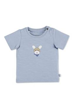 Sterntaler Baby Jungen Baby T Shirt GOTS Kurzarm Shirt Esel Emmi - Baby T-Shirt, Baby Shirt, Baby Kurzarmshirt - aus Baumwolle - bleu, 68 von Sterntaler