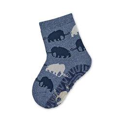 Sterntaler Baby-Jungen FLI Soft Mammut Hausschuh-Socken, Tintenblau, 20 von Sterntaler