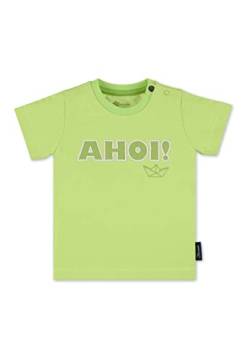 Sterntaler Baby-Jungen Kurzarm AHOI T-Shirt, hellgrün, 62 von Sterntaler