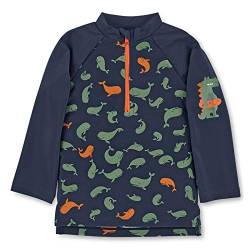 Sterntaler Baby - Jungen Langarm-schwimmshirt Wale Rash Guard Shirt, Marine, 110-116 EU von Sterntaler