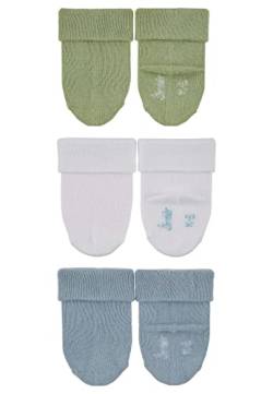 Sterntaler Baby-Jungen Söckchen 3erPack Uni Bambus Socken, hellblau, 18 von Sterntaler