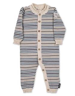 Sterntaler Baby Jungen Strampler Strick Strampler Einteiler GOTS Esel Emmi - Strampler Baby, Babystrampler - graublau, 62 von Sterntaler