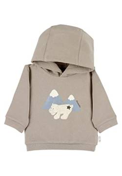 Sterntaler Baby - Jungen Sweatshirt Baby Sweatshirt Eisbär Elia, Beige, 62 von Sterntaler