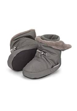 Sterntaler Baby Jungen Uni Babyschuh - Babystiefel, Babystiefelchen - Mid-Top Babyschuh mit rutschfester Gummi Sohle - dunkelgrün, 16 von Sterntaler