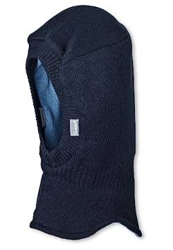 Sterntaler Baby-Jungen Wende-Strickmütze Mütze, Blau (Marine 300), 45 von Sterntaler