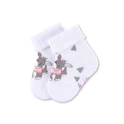 Sterntaler Baby - Mädchen 8301888 Socken, Weiß, 14 EU von Sterntaler