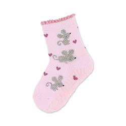 Sterntaler Baby-Mädchen FLI AIR Mäuse Hausschuh-Socken, Rosa, 20 von Sterntaler