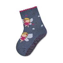 Sterntaler Baby-Mädchen Glitzer-Flitzer Soft Fee Hausschuh-Socken, Tintenblau, 26 von Sterntaler