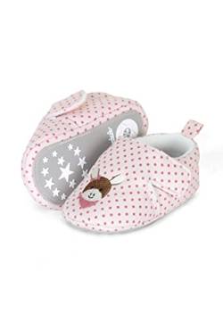 Sterntaler Baby Mädchen Krabbelschuhe Baby Babykrabbelschuh Emmi Girl - Krabbelschuhe Baby - mit rutschfester Sternensohle - rosa, 15/16 EU von Sterntaler