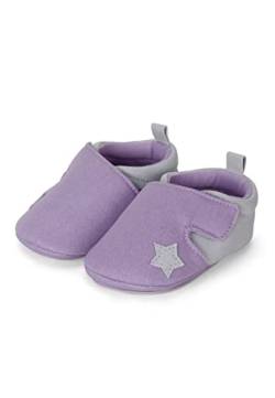 Sterntaler Baby Mädchen Krabbelschuhe Baby Babykrabbelschuh - Krabbelschuhe Baby, Baby Schuhe, Krabbel Schuhe - mit Gummisohle - lila, 22 von Sterntaler