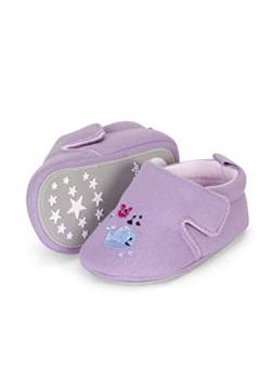 Sterntaler Baby Mädchen Krabbelschuhe Baby Babykrabbelschuh Meerjungfrau - Krabbelschuhe Baby - mit rutschfester Sternensohle - lila, 18 von Sterntaler