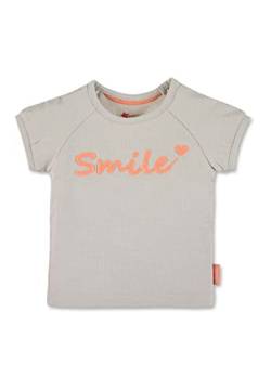 Sterntaler Baby - Mädchen Kurzarm-shirt Smile T-Shirt, Lichtgrau, 62 von Sterntaler